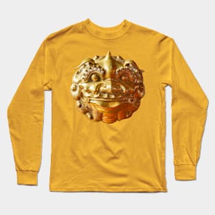 Face on ceremonial urn in Cambodia Long Sleeve T-Shirt